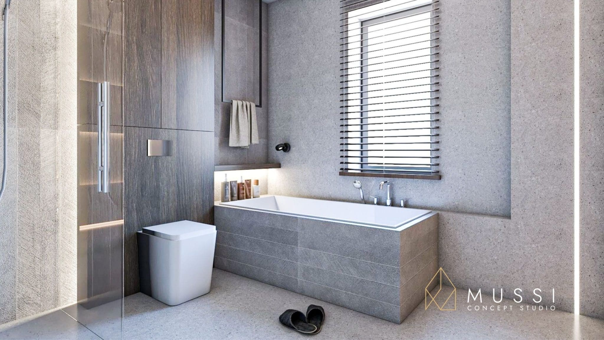 Projekt łazienki | Projekty wnętrz Mussi Concept Studio