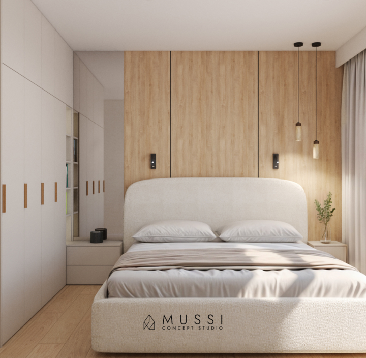 Modern Natura – projekt apartamentu w Warszawie