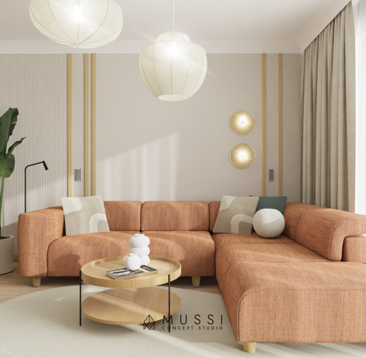 Wnętrze w stylu Modern Natura