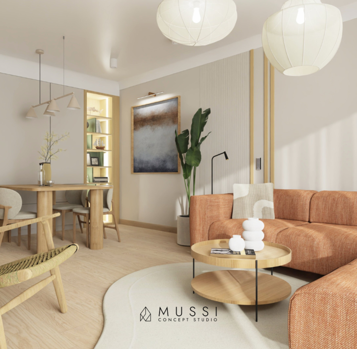 Wnętrze w stylu Modern Natura