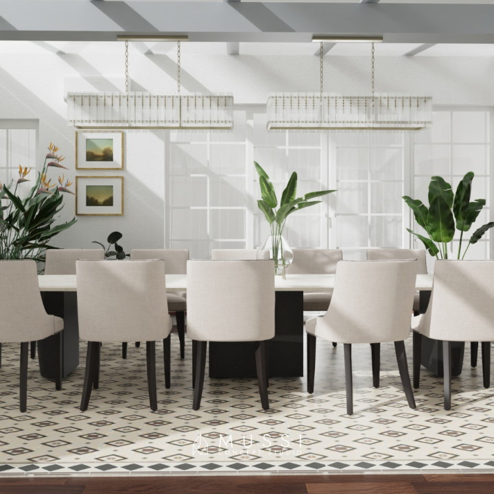 Wnętrze w stylu francuskim z elementami secesji