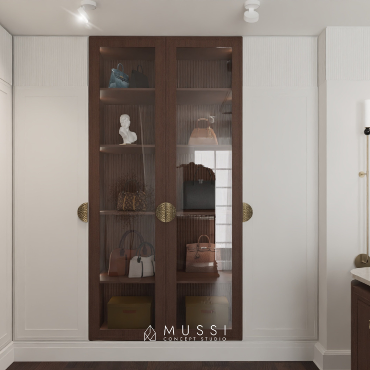 Wnętrze w stylu francuskim z elementami secesji