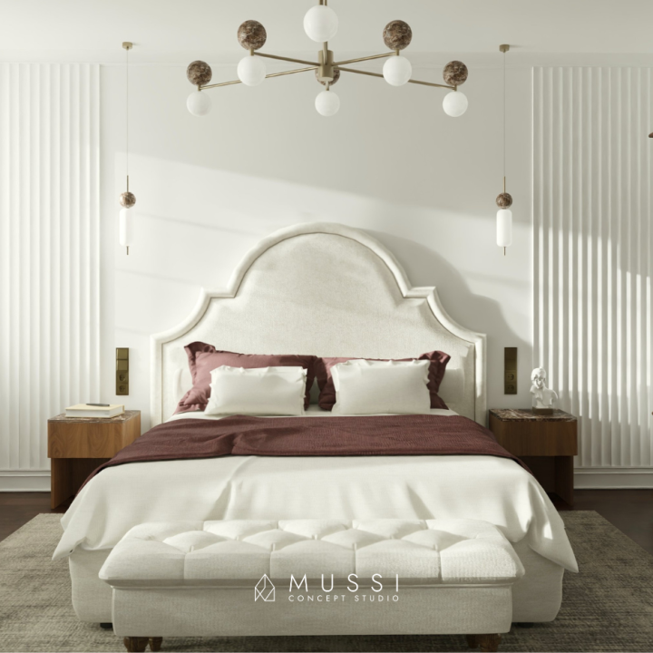 Wnętrze w stylu francuskim z elementami secesji