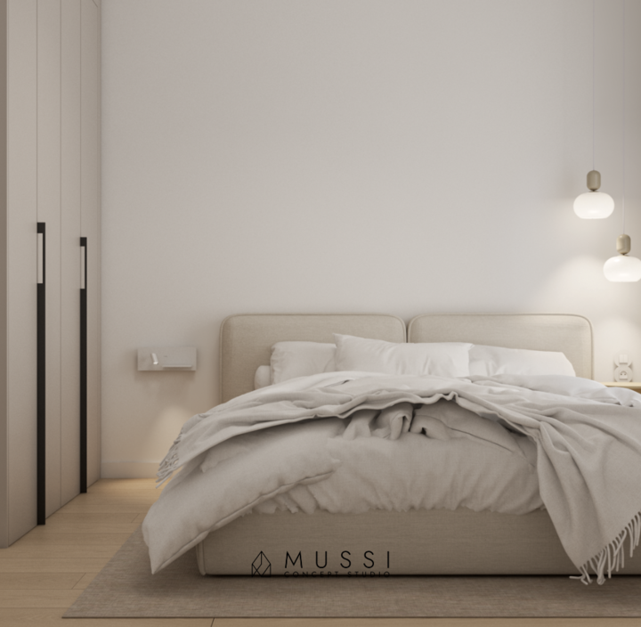 Minimalistyczne wnętrze w odcieniach beży