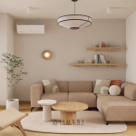 Projekt mieszkania w stylu Japandi