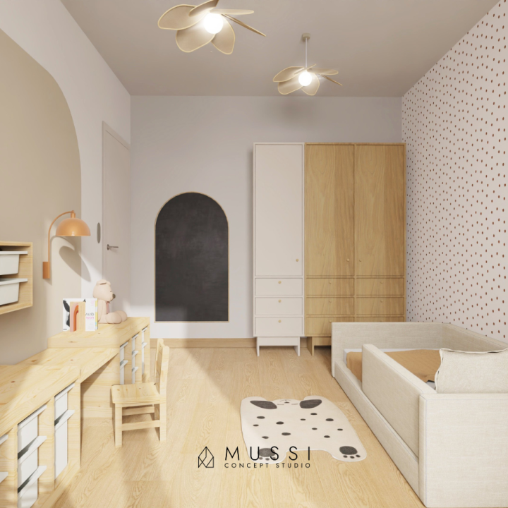 Projekt mieszkania w stylu Japandi