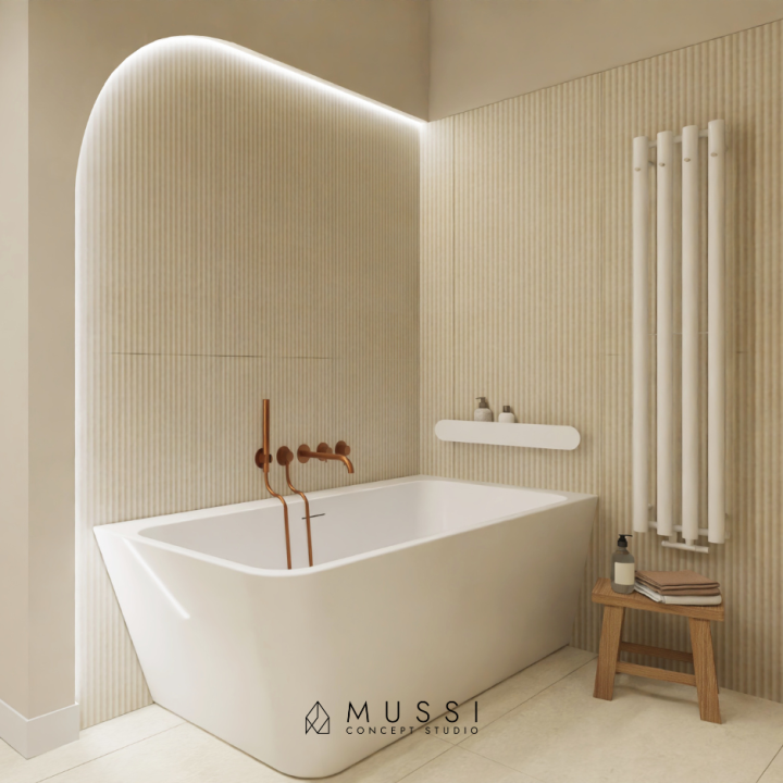 Projekt mieszkania w stylu Japandi