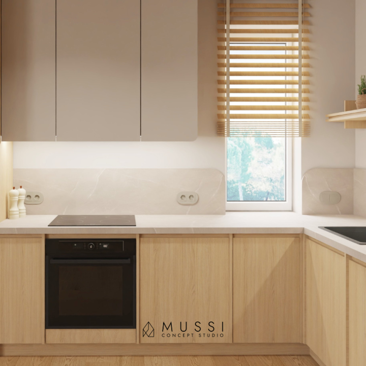 Projekt mieszkania w stylu Japandi