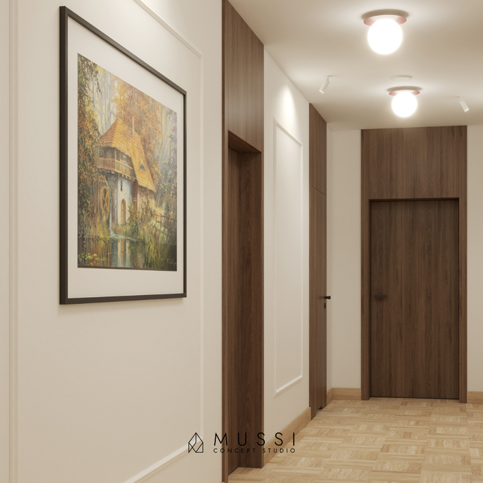 projekt wnętrza willi pod miastem