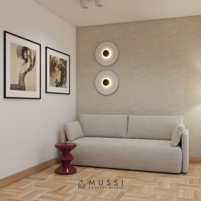 projekt wnętrza willi pod miastem