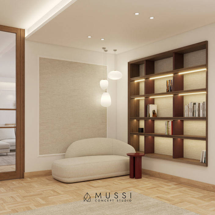 projekt wnętrza willi pod miastem