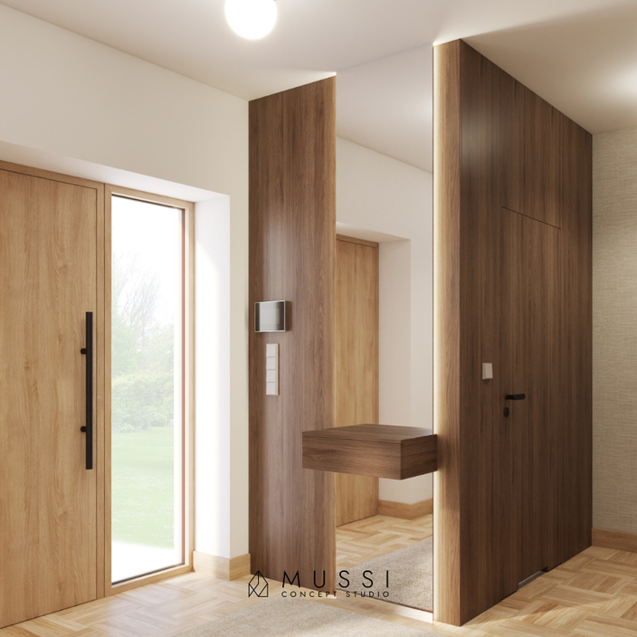 projekt wnętrza willi pod miastem