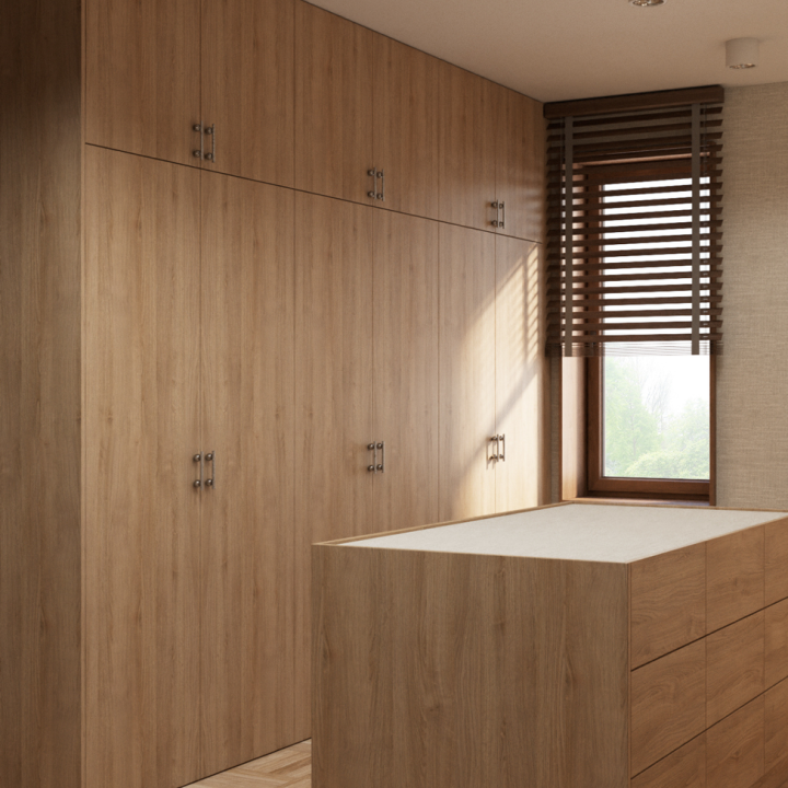 projekt wnętrza willi pod miastem