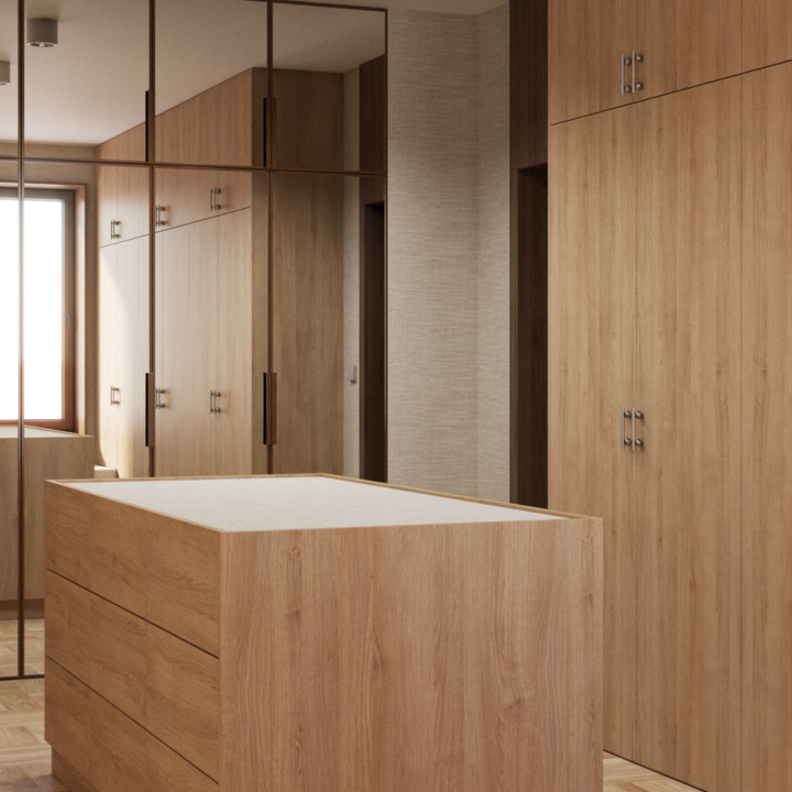 projekt wnętrza willi pod miastem