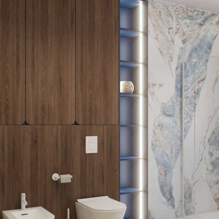 projekt wnętrza willi pod miastem