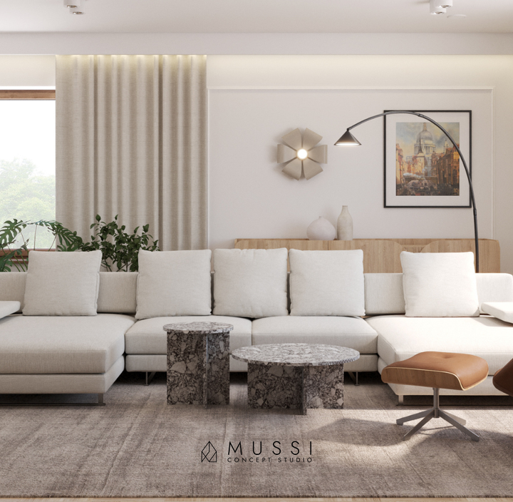 projekt wnętrza willi pod miastem